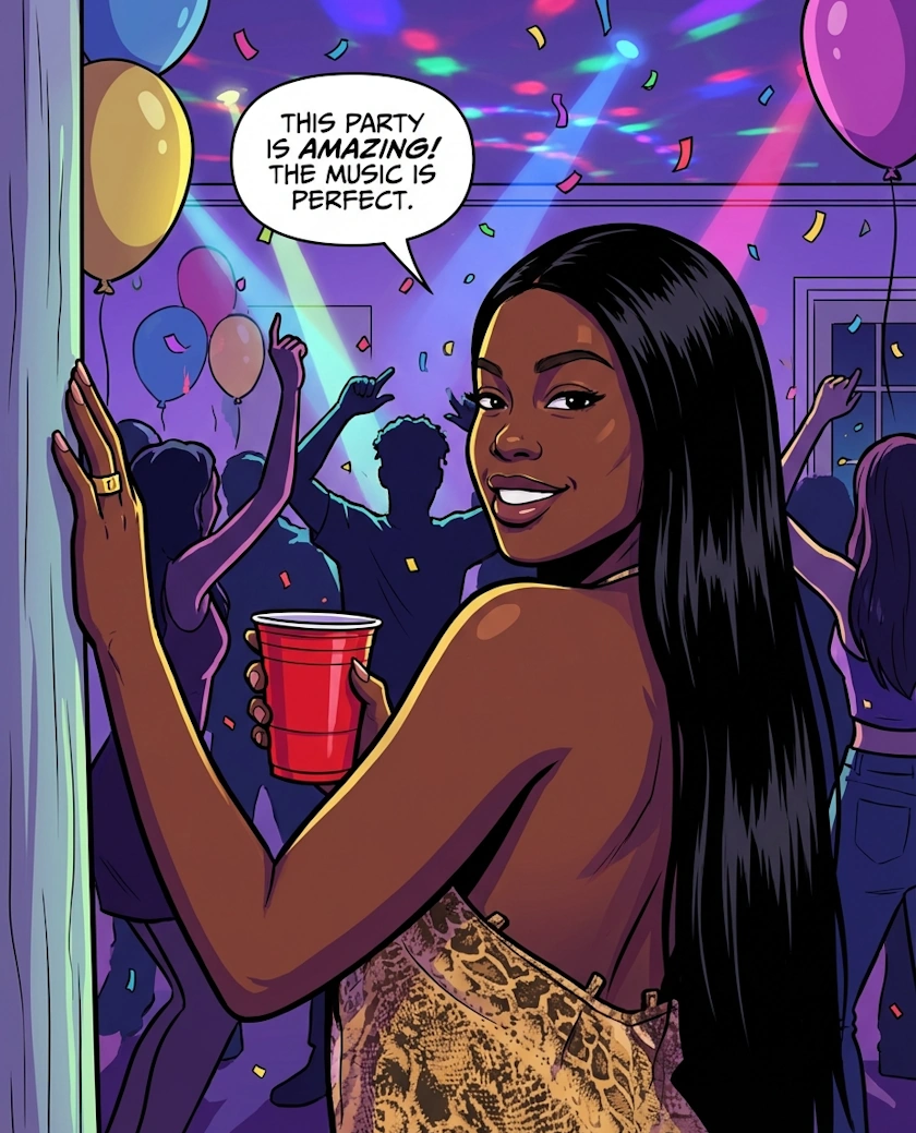 After comic book art transformation