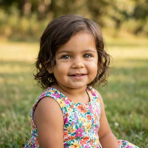 AI prediction of their future child