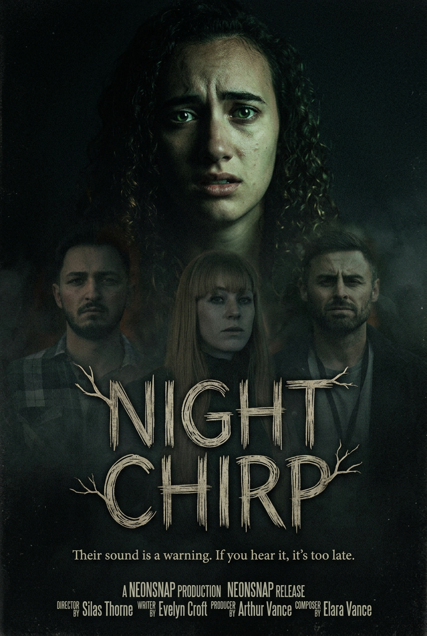 Example AI Horror movie poster