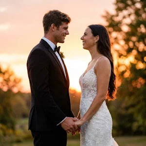 Sunset wedding theme
